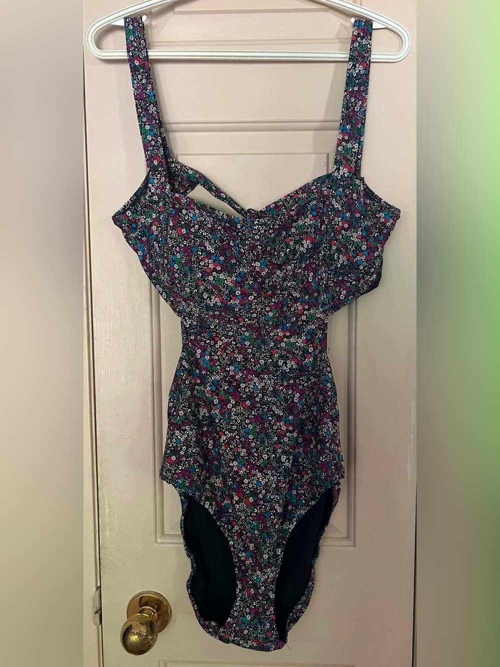 GAP Floral Print Swimsuit - Purple Multi